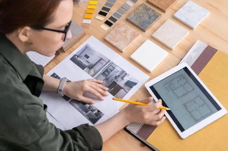 architect with plans