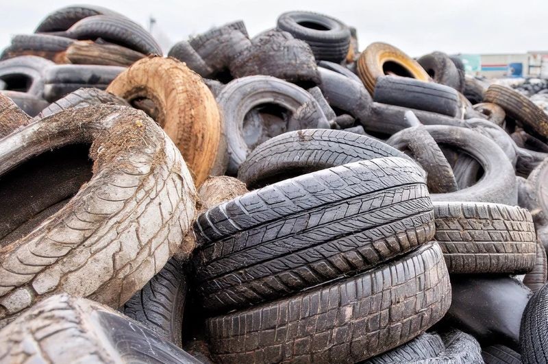 tyre mountain
